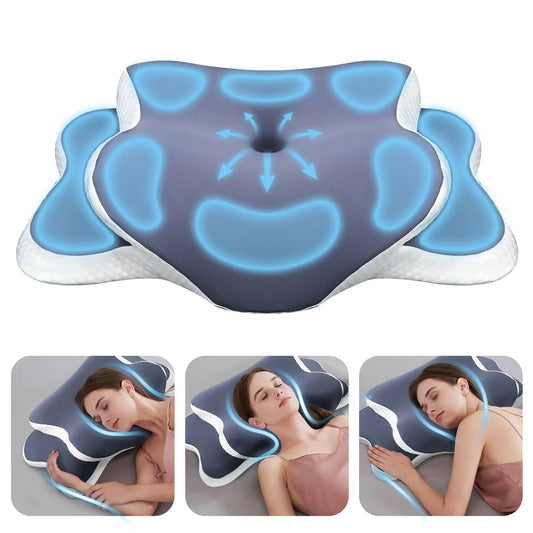 ErgoCloud™ – Orthopedic Memory Foam Cervical Pillow
