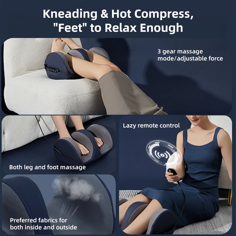 LegEase™ – Heated Kneading Leg & Foot Massager
