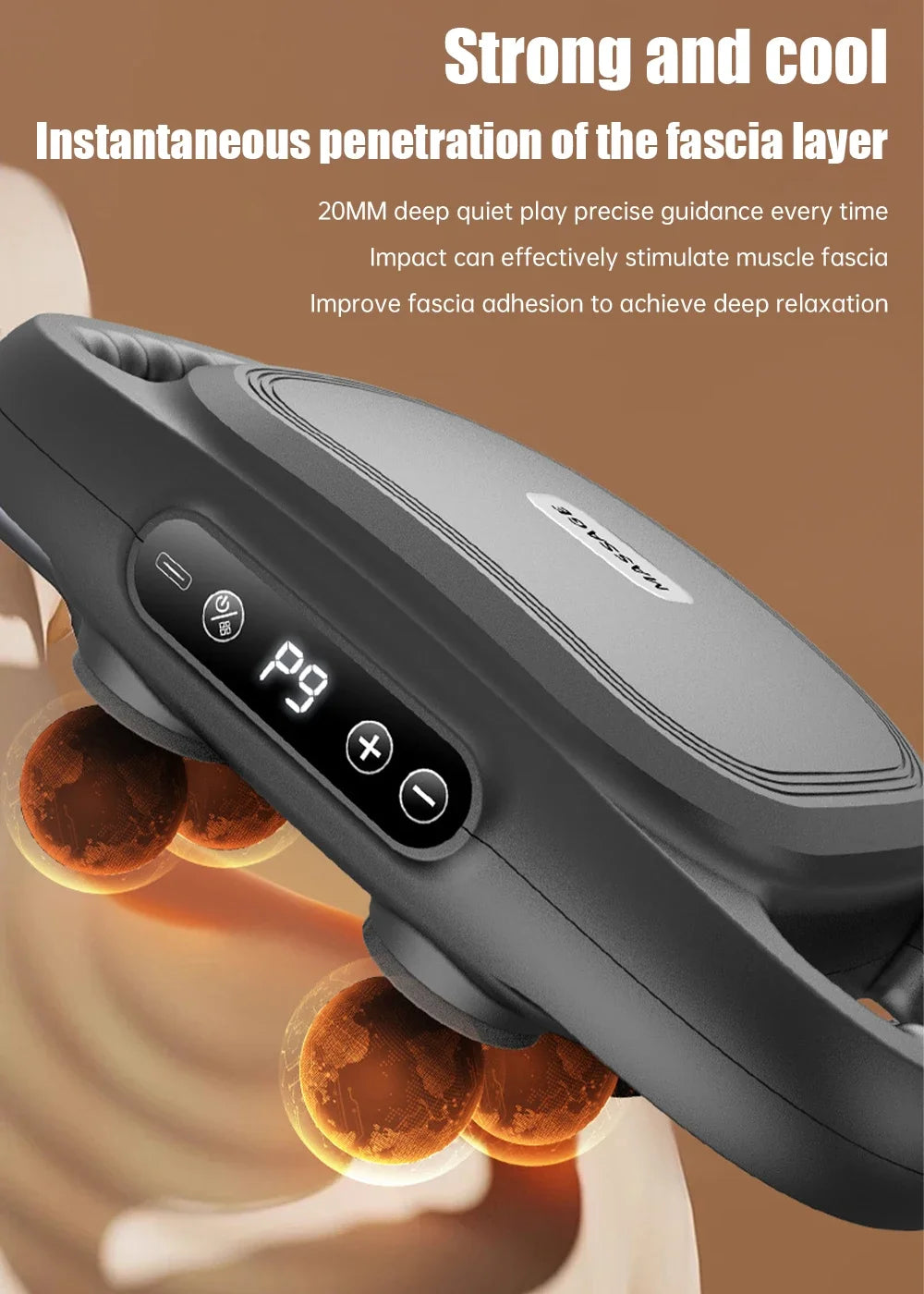 PowerFascia™ 6-Head Deep Tissue Massage Gun