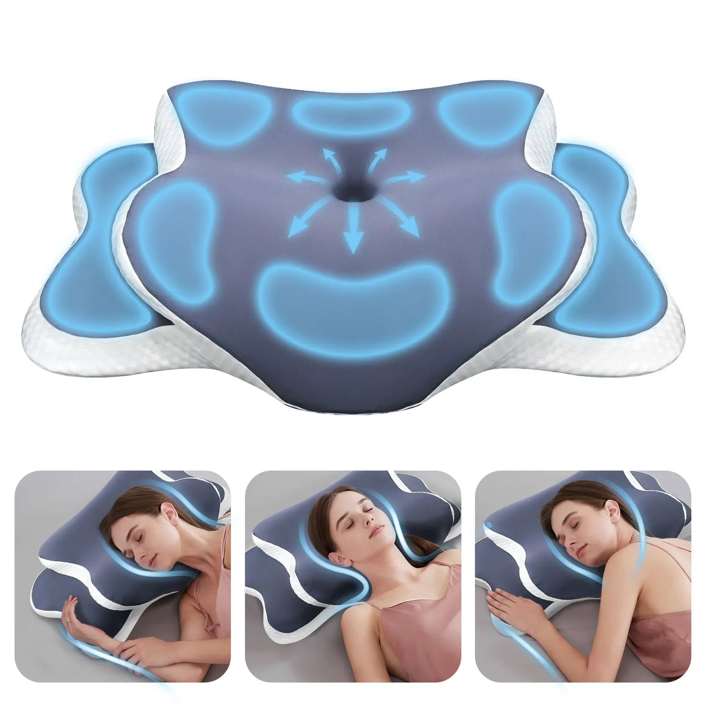 ErgoCloud™ – Orthopedic Memory Foam Cervical Pillow
