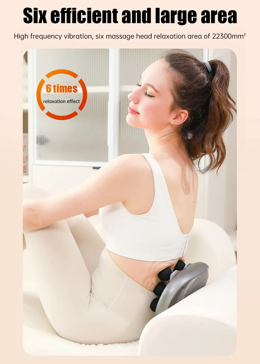 PowerFascia™ 6-Head Deep Tissue Massage Gun