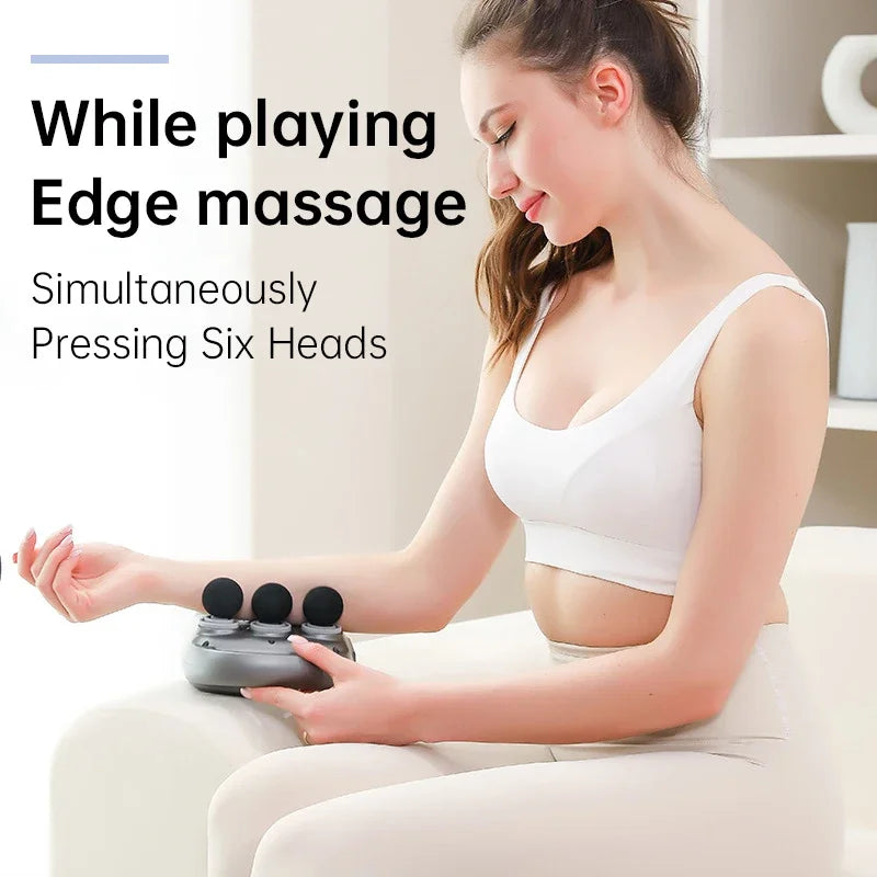 PowerFascia™ 6-Head Deep Tissue Massage Gun