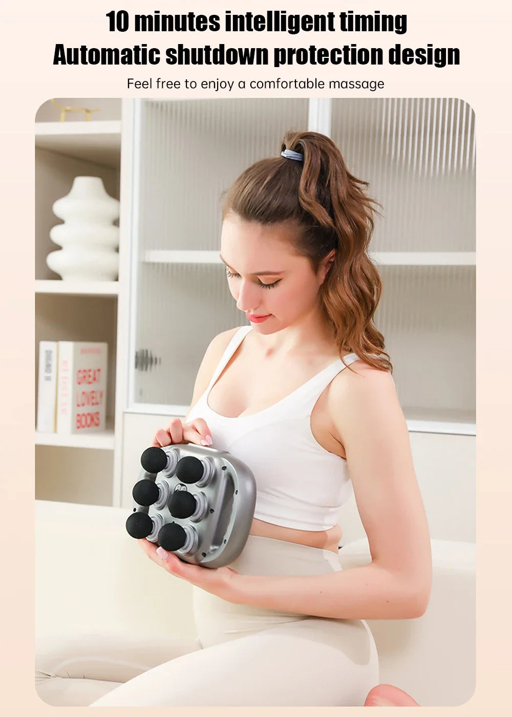 PowerFascia™ 6-Head Deep Tissue Massage Gun