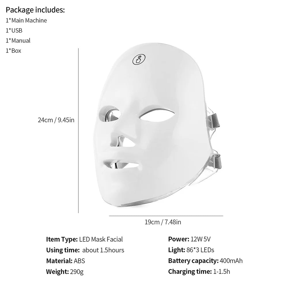 LumiSkin™ 7-Color LED Rejuvenation Mask